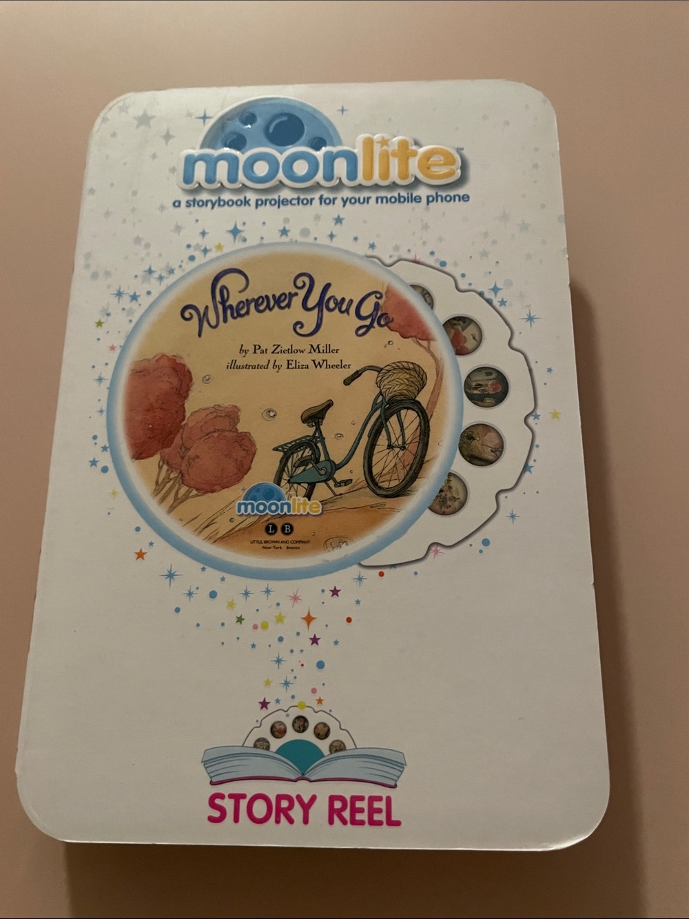 Moonlite Story Time Wherever You Go 1 Story Reel Activation 1 Quick start Guide